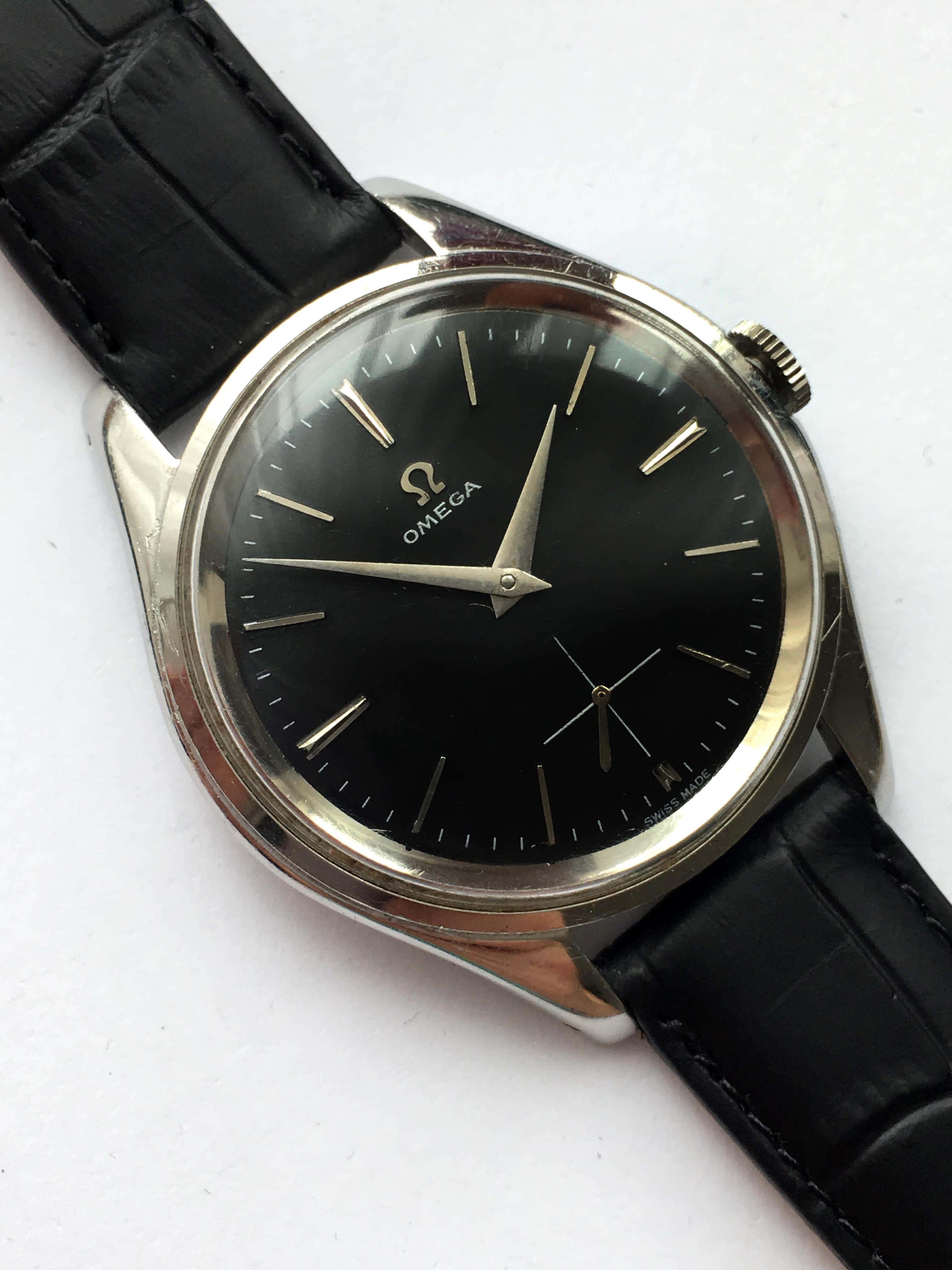 39mm Oversize Jumbo Omega Vintage stepped case | Vintage Portfolio