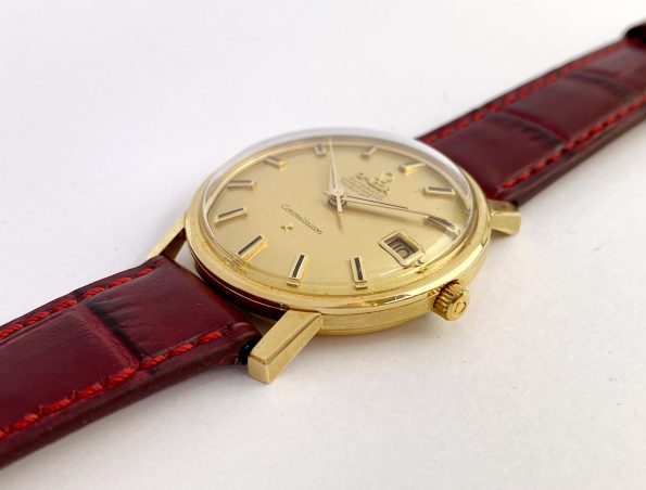 Omega Constellation De Luxe Solid Gold Vintage Automatic 168010