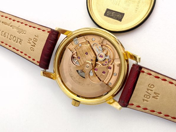 Omega Constellation De Luxe Vollgold Vintage Automatik 168010