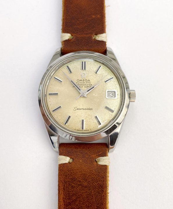 Omega Seamaster Chronometer Cream Dial Vintage Automatic SERVICED ref 166010