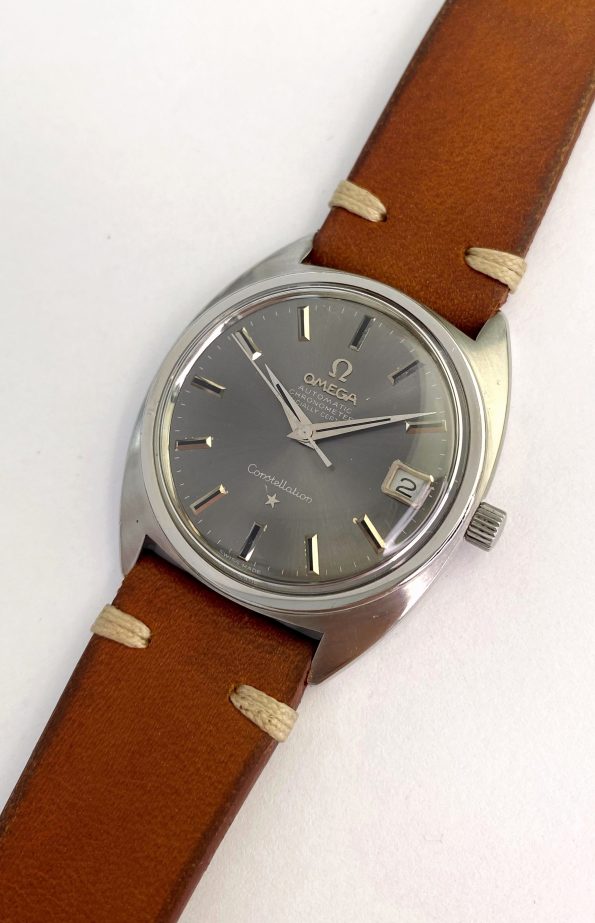 Serviced Omega Constellation Chronometer Vintage Automatic ref 168017 Grey Dial