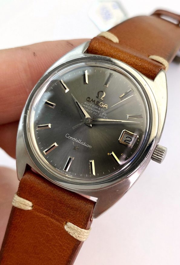 Serviced Omega Constellation Chronometer Vintage Automatic ref 168017 Grey Dial