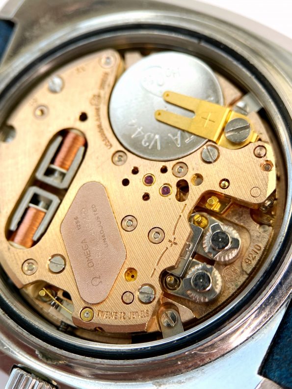 Omega Speedsonic f300 hz Chronometer Vintage Quartz f300hz ref 1880002 Blue Dial