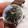 Omega Vintage 36mm 2639 Originales Schwarzes Chocolate Dial – Serviciert