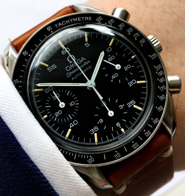 Serviced Omega Speedmaster Reduced Automatic Full Set | Vintage Portfolio