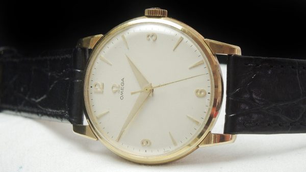 Serviced Omega Solid Gold Vintage Watch Explorer Dial | Vintage Portfolio