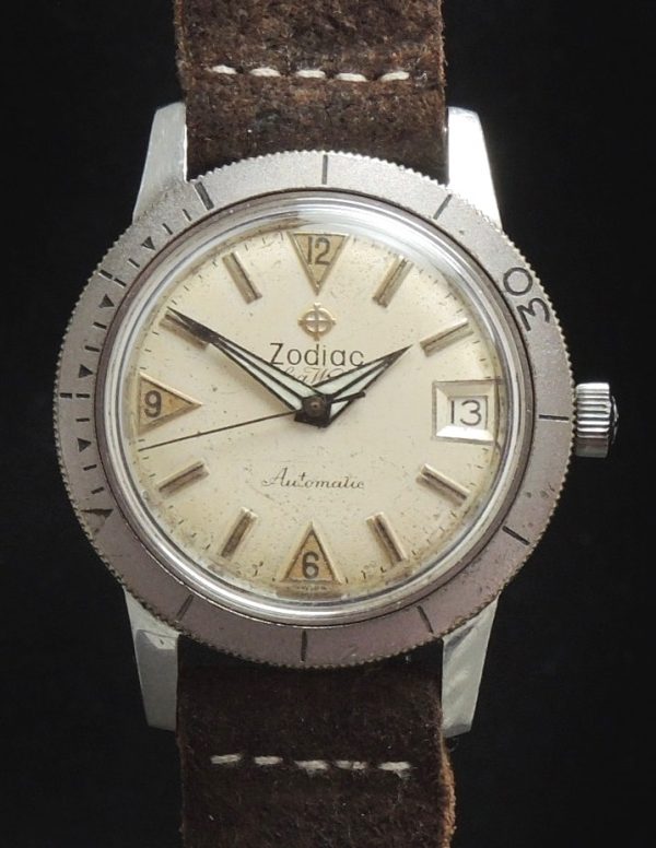 Zodiac Seawolf Automatic with rotating bezel Vintage | Vintage Portfolio