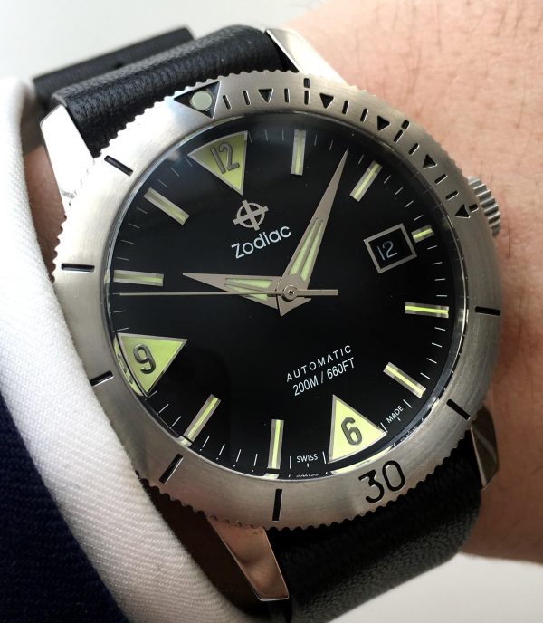 Zodiac Seawolf Diver Watch with rotating bezel | Vintage Portfolio