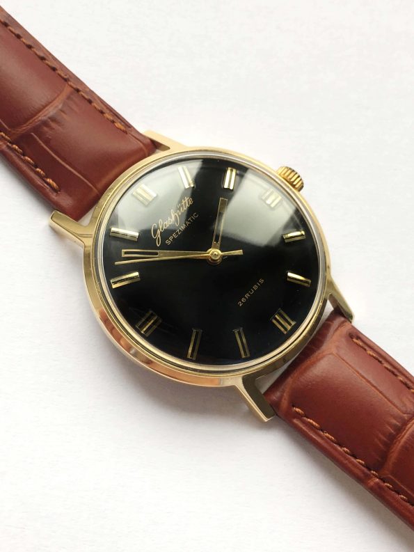 Vintage Glashütte Spezimatik Automatic black dial | Vintage Portfolio