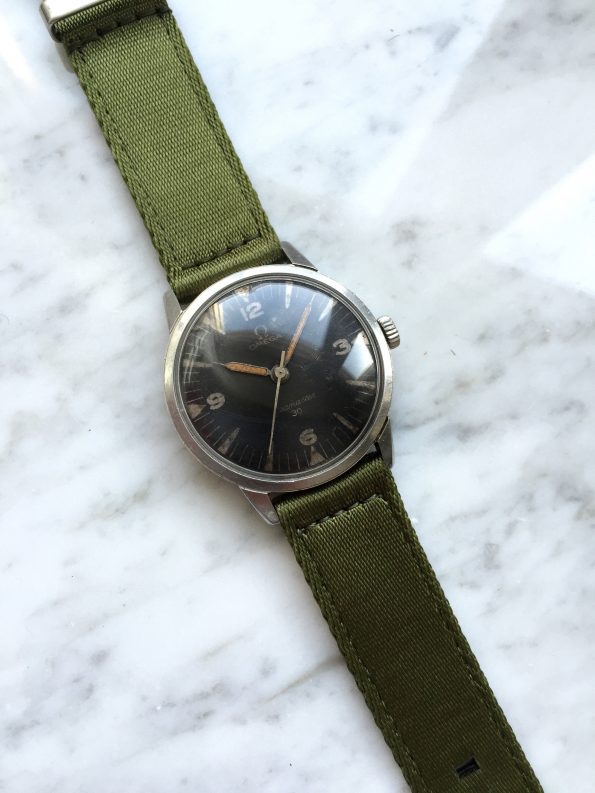 INDIAN MILITARY Omega Seamaster 30 135.007 Vintage with EXTRACT