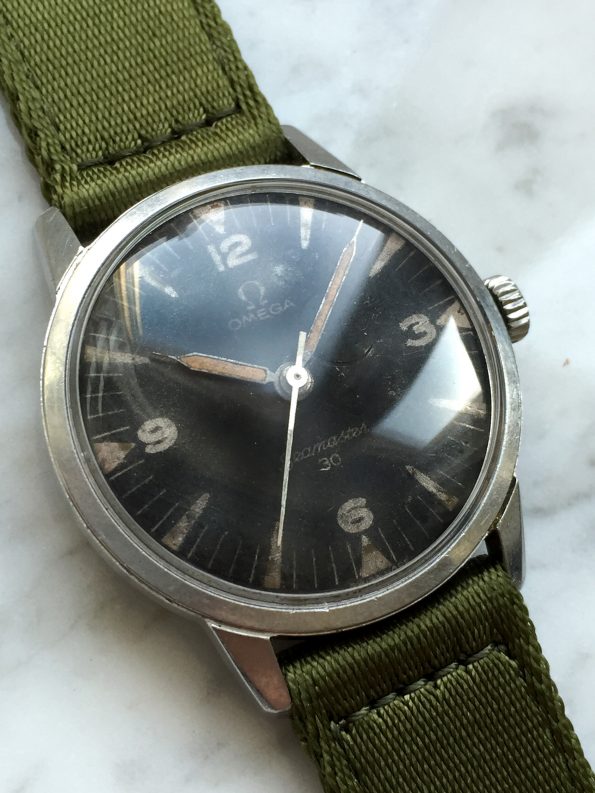 INDIAN MILITARY Omega Seamaster 30 135.007 Vintage with EXTRACT