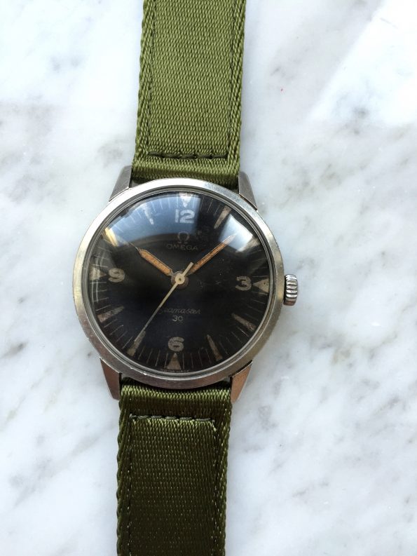 INDIAN MILITARY Omega Seamaster 30 135.007 Vintage with EXTRACT