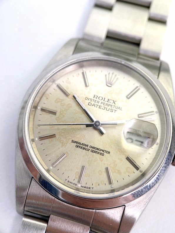 Rolex Vintage Datejust 1990 Quick Set Date Saphire Glas ref 16200