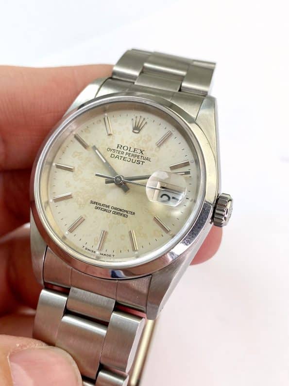 Rolex Vintage Datejust 1990 Quick Set Date Saphire Glas ref 16200