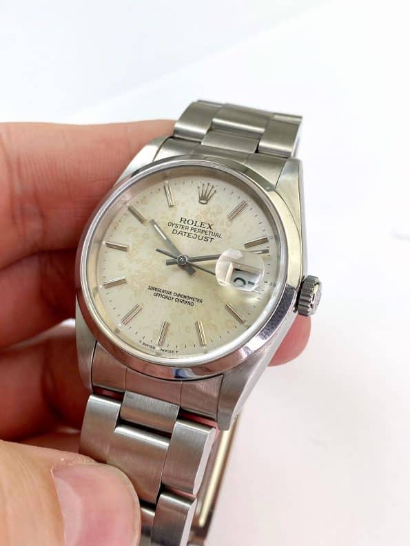 Rolex Vintage Datejust 1990 Quick Set Date Saphire Glas ref 16200