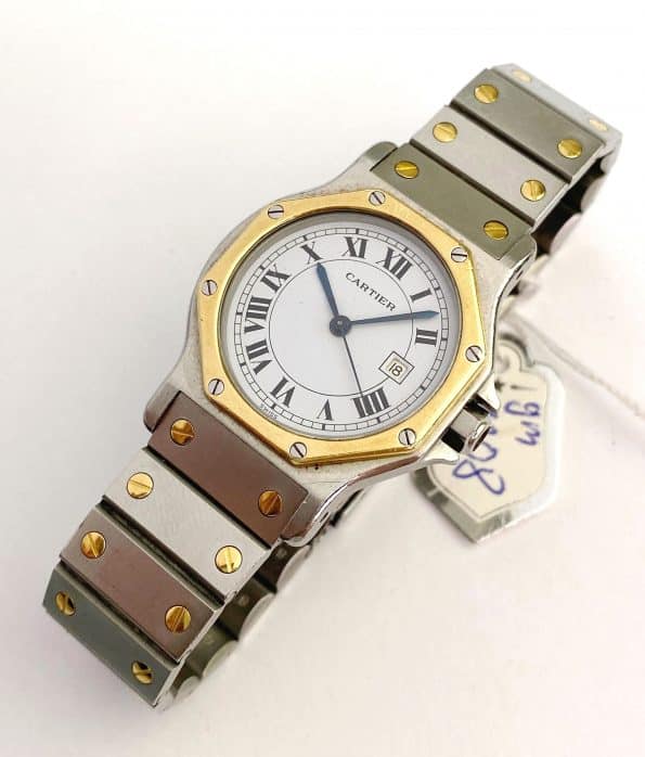 Cartier Santos Octagon 30mm Automatic dating 1990