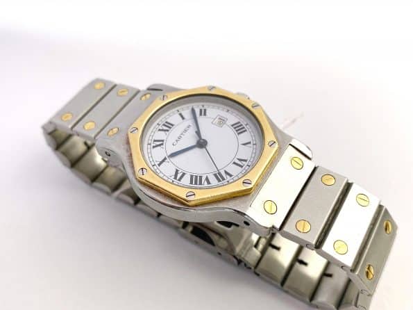 Cartier Santos Octagon 30mm Automatik aus 1990