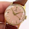 Omega Restored Pink Dial Vintage Solid Gold