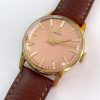 Omega Restauriertes Rosa Pink Zifferblatt Vintage Vollgold