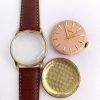 Omega Restored Pink Dial Vintage Solid Gold