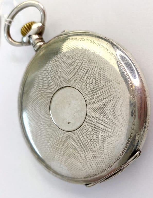 Vintage IWC Taschenuhr Massives 800er Silber Gehäuse Aus 1925