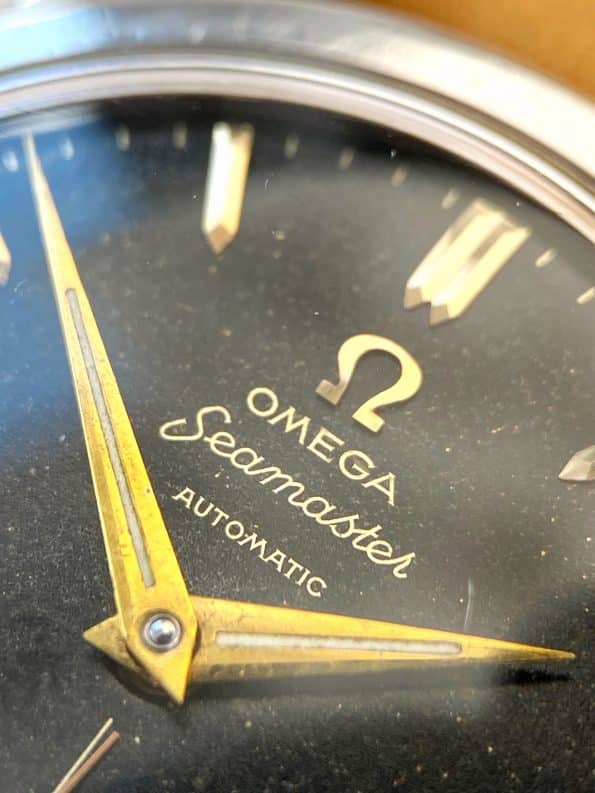 Omega Seamaster Vintage Automatik Schwarzes UNRESTAURIERTES GILT Zifferblatt ref 2848