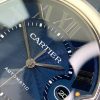 Cartier Ballon Bleu Blaues Zifferblatt Automatik ref 3765 Original Papiere