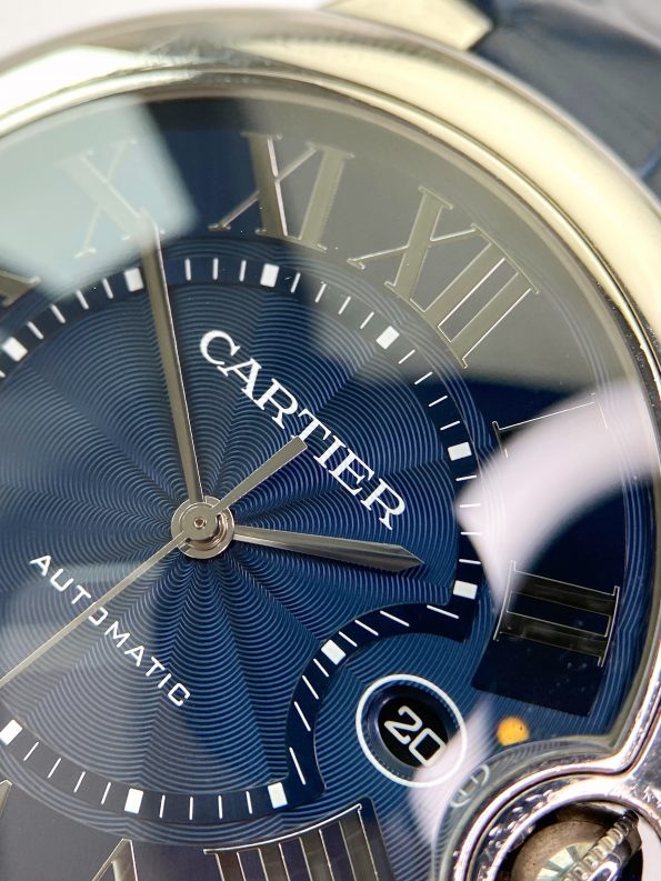 Cartier Ballon Bleu Blue Dial Automatic ref 3765 Original Papers