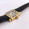 Cartier Obus Solid Gold Ladys Quarz ref A101 Enamel Blue RARE