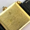 Cartier Obus Solid Gold Ladys Quarz ref A101 Enamel Blue RARE