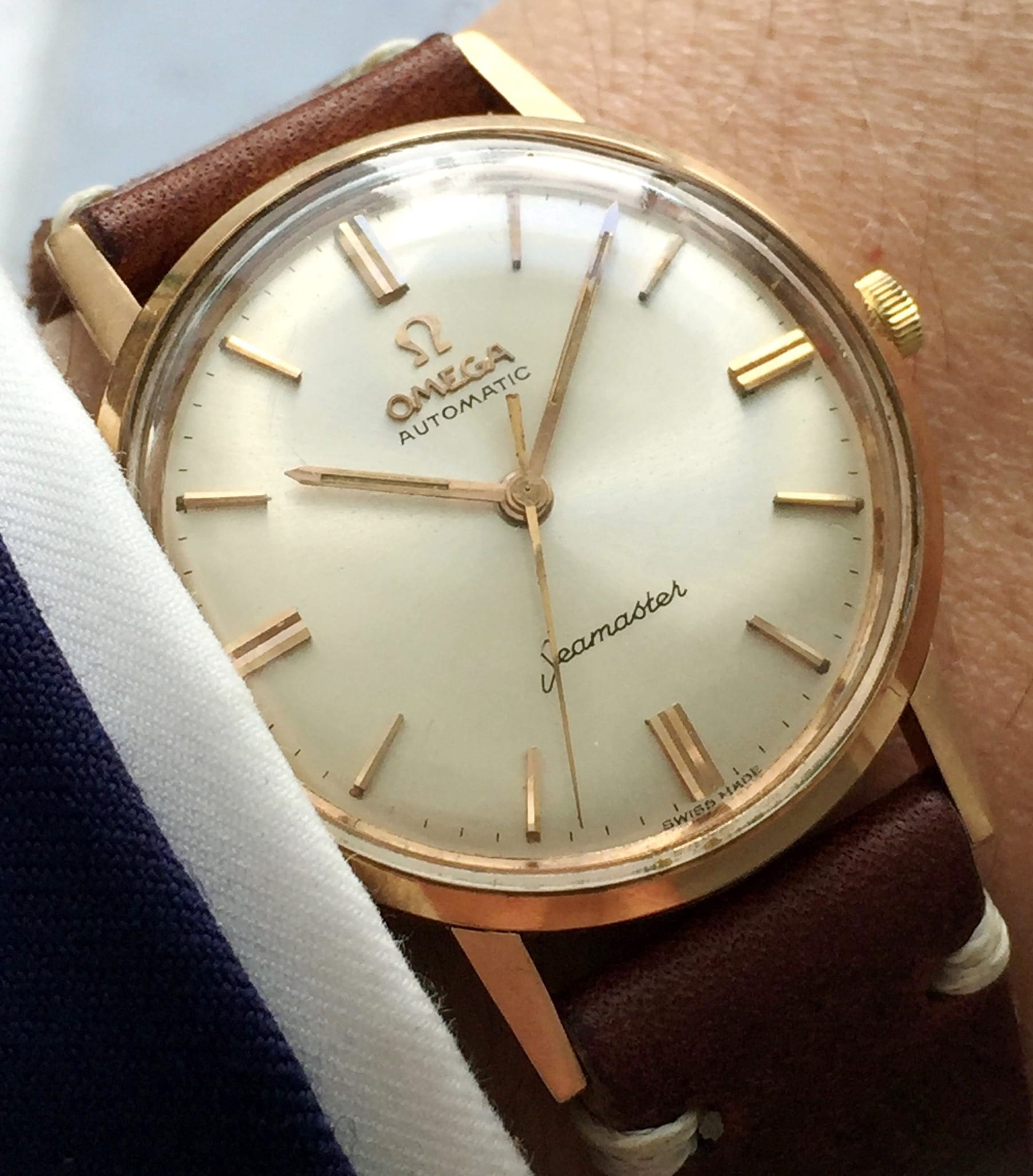 Omega Seamaster Pre De Ville Automatic Solid Red Gold | Vintage Portfolio