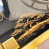 Serviced Jaeger LeCoultre Table Clock Marina Skeleton watch from 1960