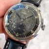 Omega Oversize Jumbo Vintage 38mm Seltenes Art Deco Zifferblatt Schwarz Grau