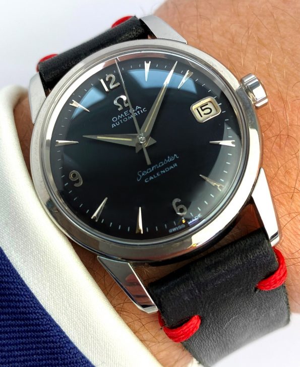 Omega Seamaster Calendar Vintage Automatic Automatik 2849 Black Restored Dial