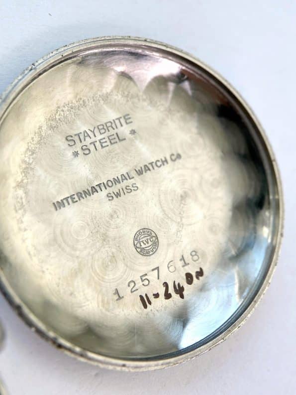 Wunderschöne IWC Automatik Stahl Serviciert Restauriertes Ziffernblatt cal 85