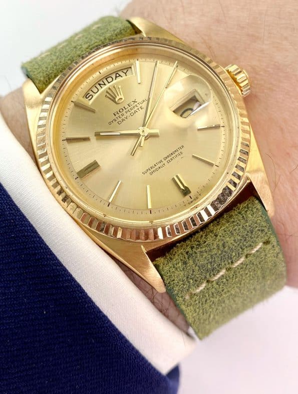 Rolex Vintage Day Date Solid Gold Automatic 36mm No Hole ref 1803