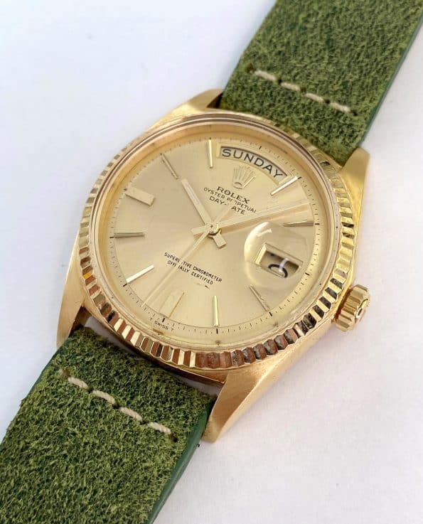 Rolex Vintage Day Date Solid Gold Automatic 36mm No Hole ref 1803
