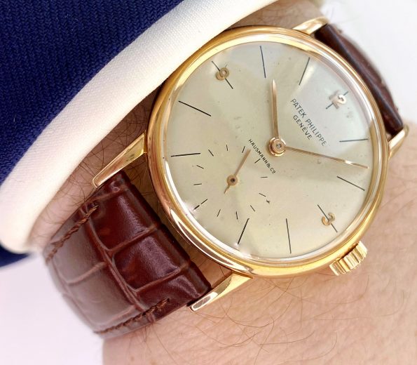 Patek Philippe ROSEGOLD Vintage HAUSMANN Ziffernblatt ref 2494