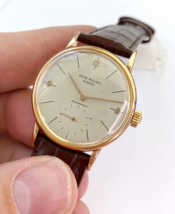 Patek Philippe Rosegold Vintage HAUSMANN Ziffernblatt ref 2494