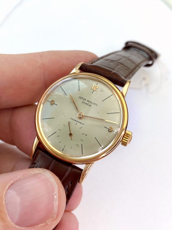 Patek Philippe Rosegold Vintage HAUSMANN Ziffernblatt ref 2494