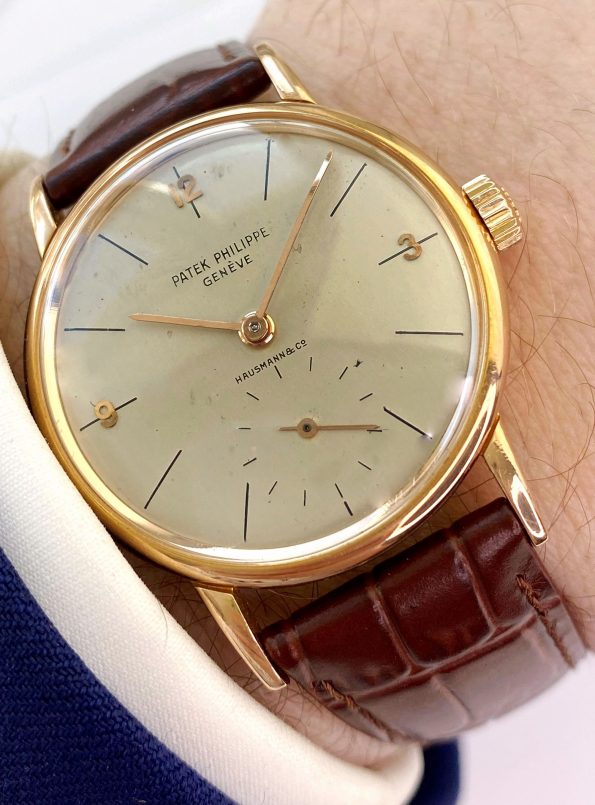 Patek Philippe Rosegold Vintage HAUSMANN Ziffernblatt ref 2494