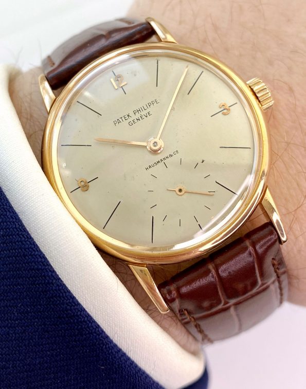 Patek Philippe ROSEGOLD Vintage HAUSMANN Ziffernblatt ref 2494