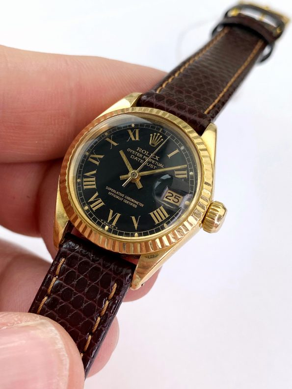 Rolex Vintage Datejust Automatik 26mm Damen Vollgold ref 6917