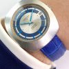 Longines Vintage Admiral Blue Sector Dial 70ties Automatic Oversize Jumbo